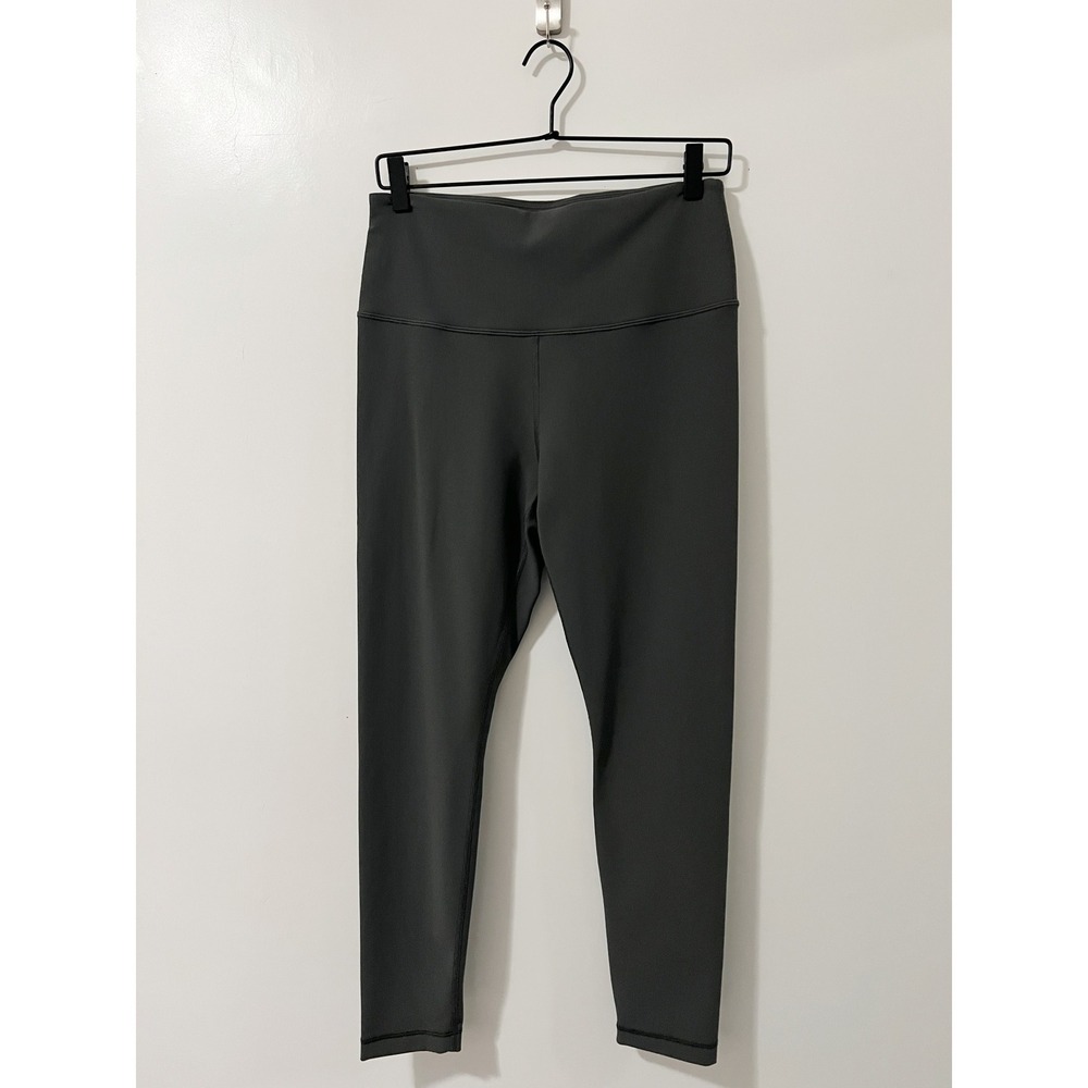 TNAction Aritzia Gray Ribbed High Waisted Leggings Athletic Womens